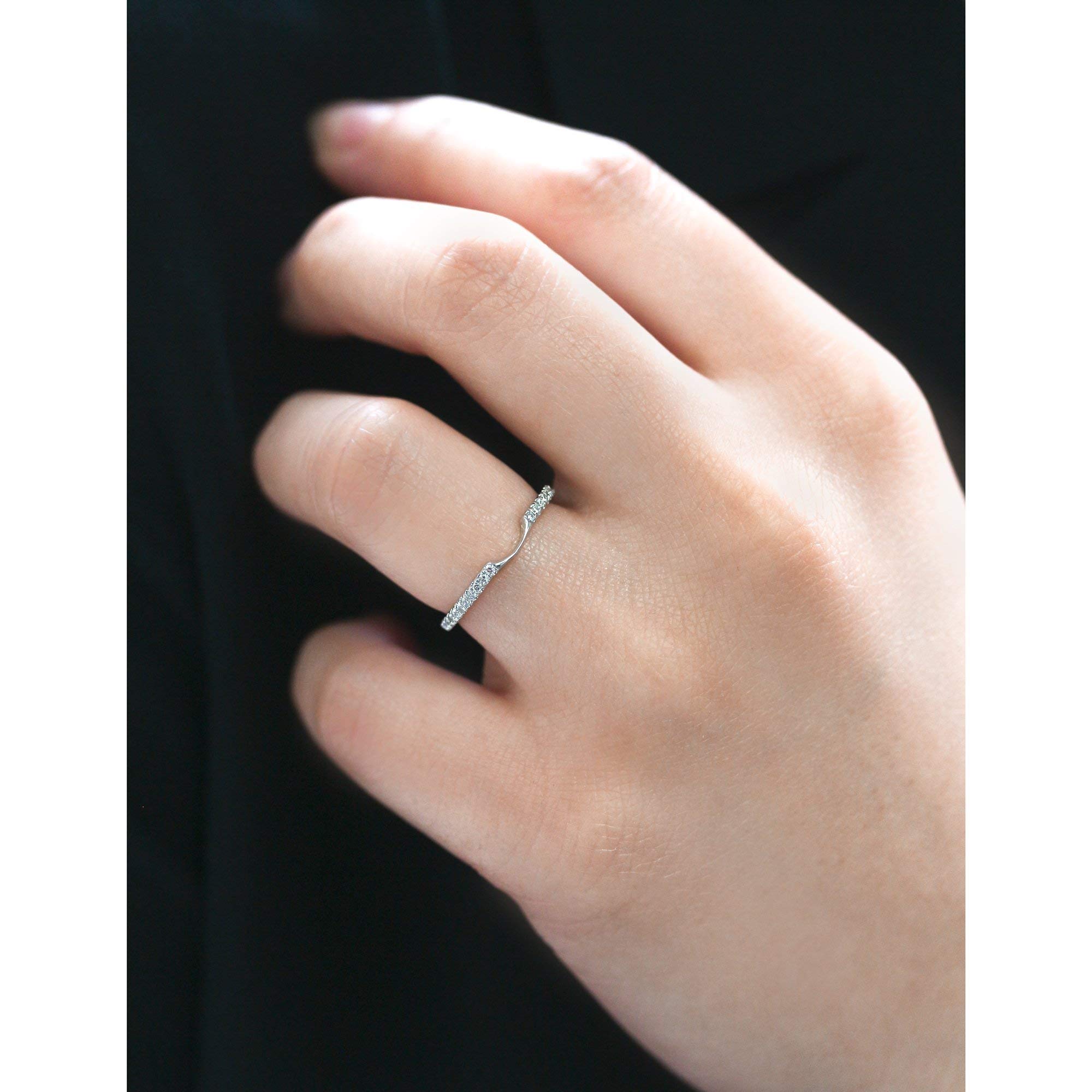 Kobelli 61766 Lab Grown Diamond Wedding Band Ring for Women - Eco-Friendly & Conflict-Free Diamond Jewelry for Engagement, Anniversary & Special Occasions