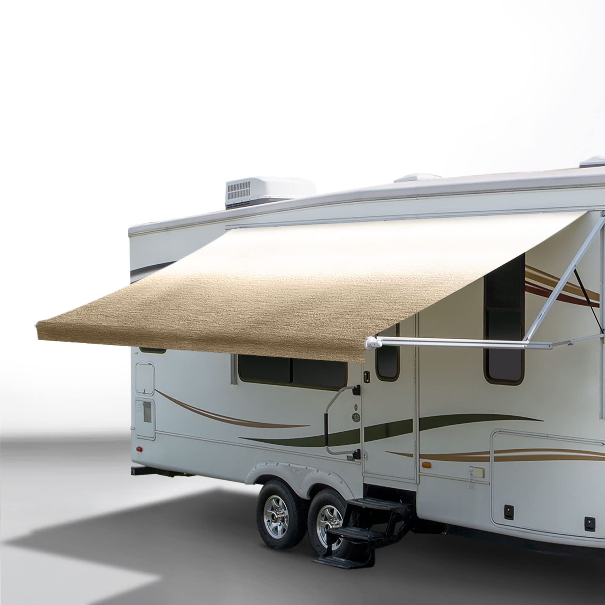 RecPro RV Awning Fabric Replacement 13 Foot - Tan Camper Awning 96