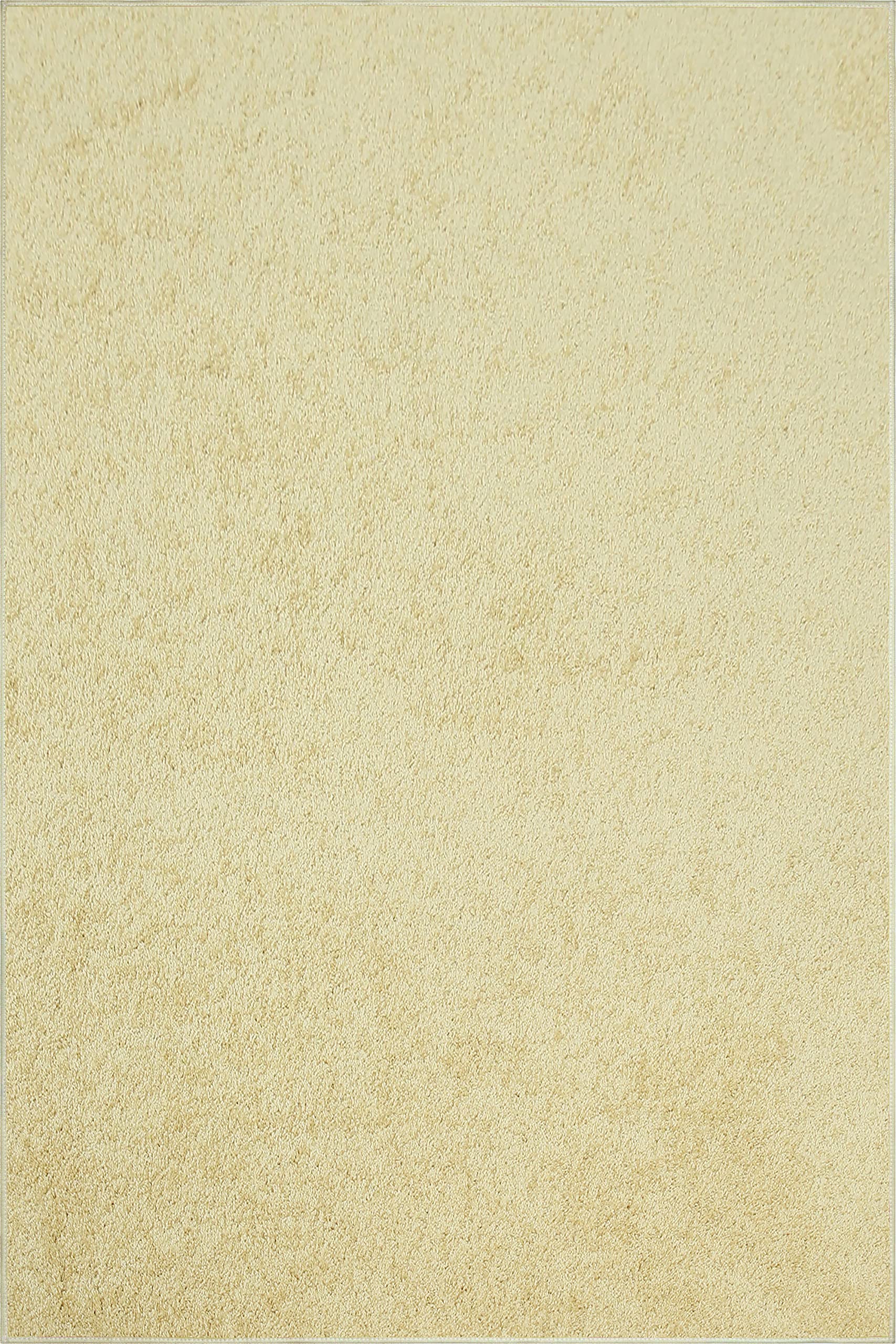 Ambiant Saturn Collection Solid Color Yellow Area Rugs 3' x 5' - Soft Modern Floor Rug for Living Room, Bedroom & Office Decor