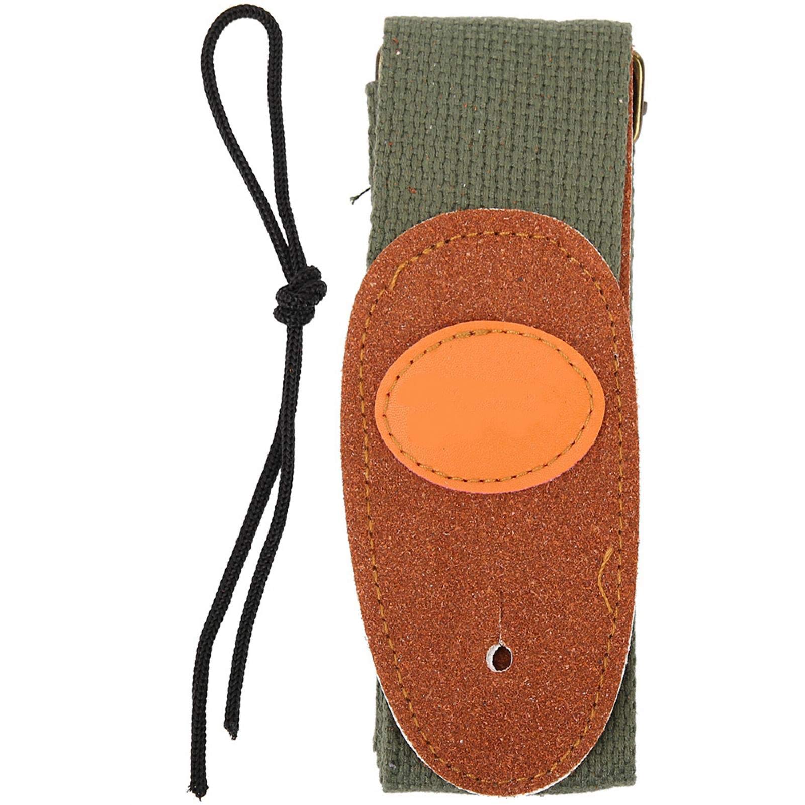 Premium Electric Guitar Strap with Lightweight Metal Clasp - Durable Double Faux Leather Material for Acoustic & Bass Guitars - Comfortable Design for Professional Musicians & Instrument Lovers (Army Green) - Perfect for Live Performances, Studio Sessions & Practice