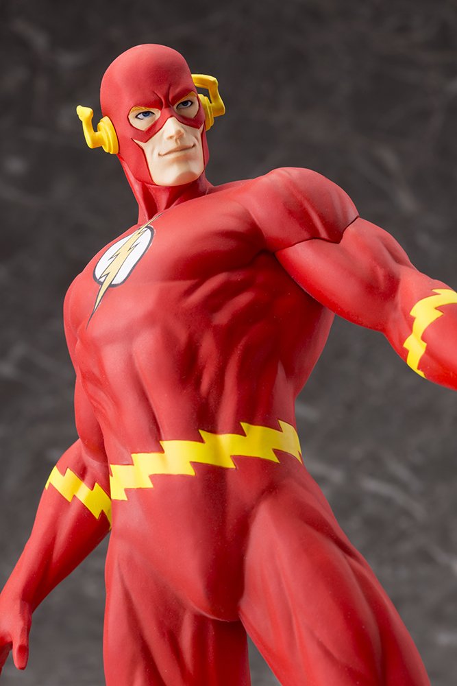DC Comics ArtFX 1/6 Scale The Flash Statue by Kotobukiya - Premium Collectible Figure for Superhero Fans & Home Decor