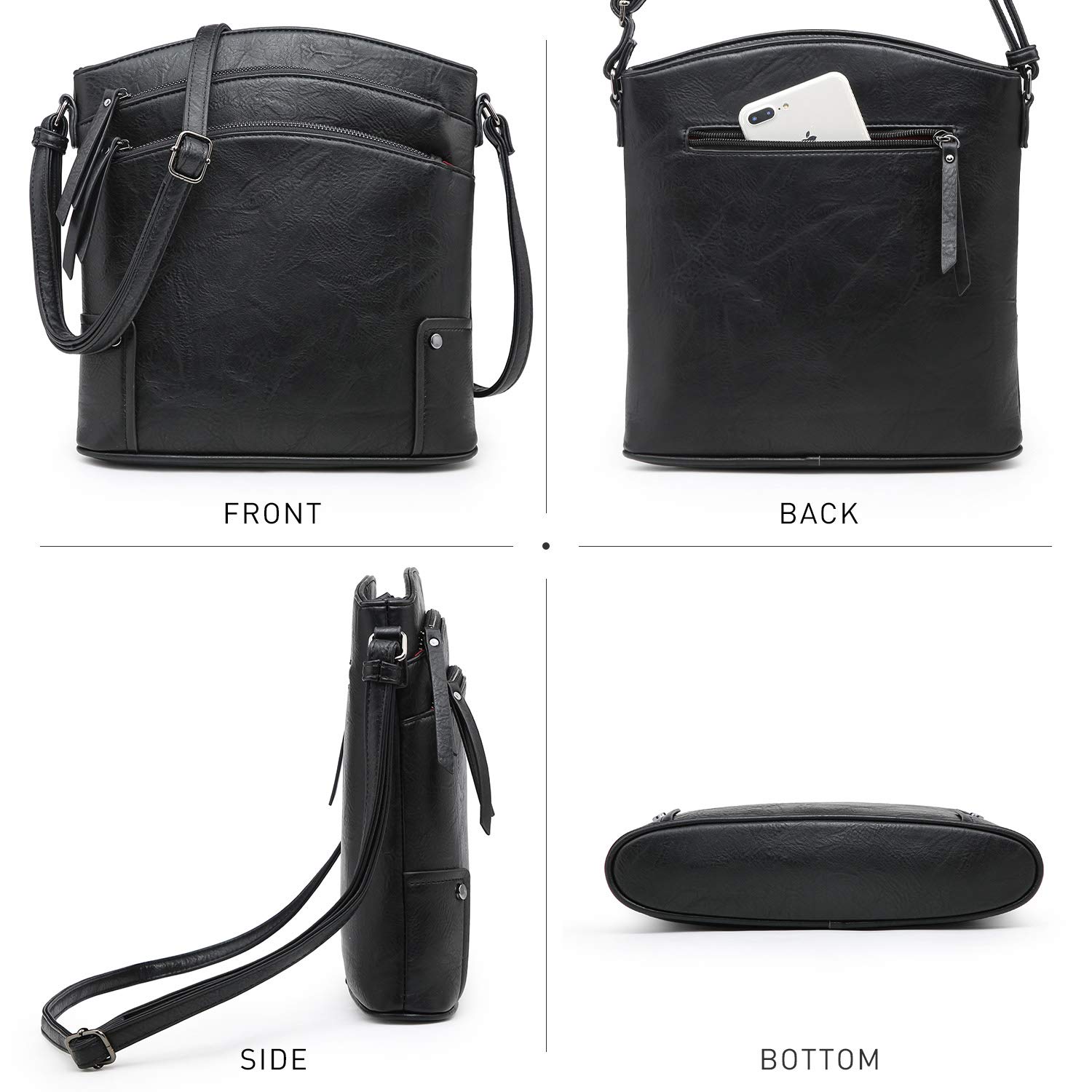 VONMAY Women's Crossbody Bag with Multiple Pockets - Stylish Shoulder Purse for Everyday Use, Travel & Shopping