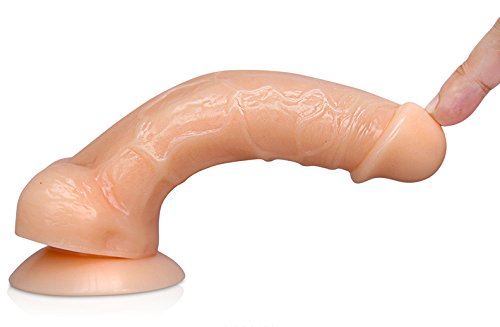 7 Inch Realistic Anal Dildo with Strong Suction Cup - Lifelike Flesh Texture Adult Sex Toy for Women & Couples - Perfect for Solo Play, Couples Fun & BDSM Exploration