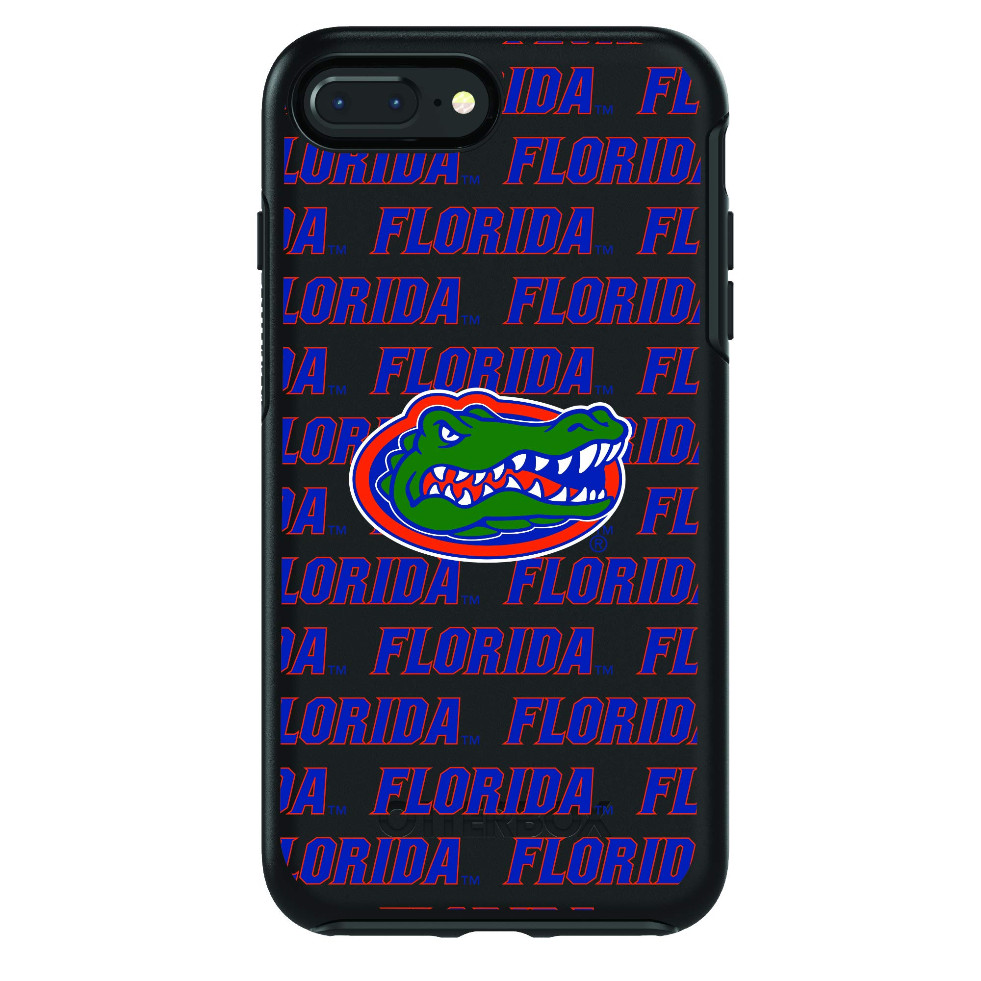 NCAA OtterBox Symmetry iPhone Case - Repeating Wordmark Design for Sports Fans