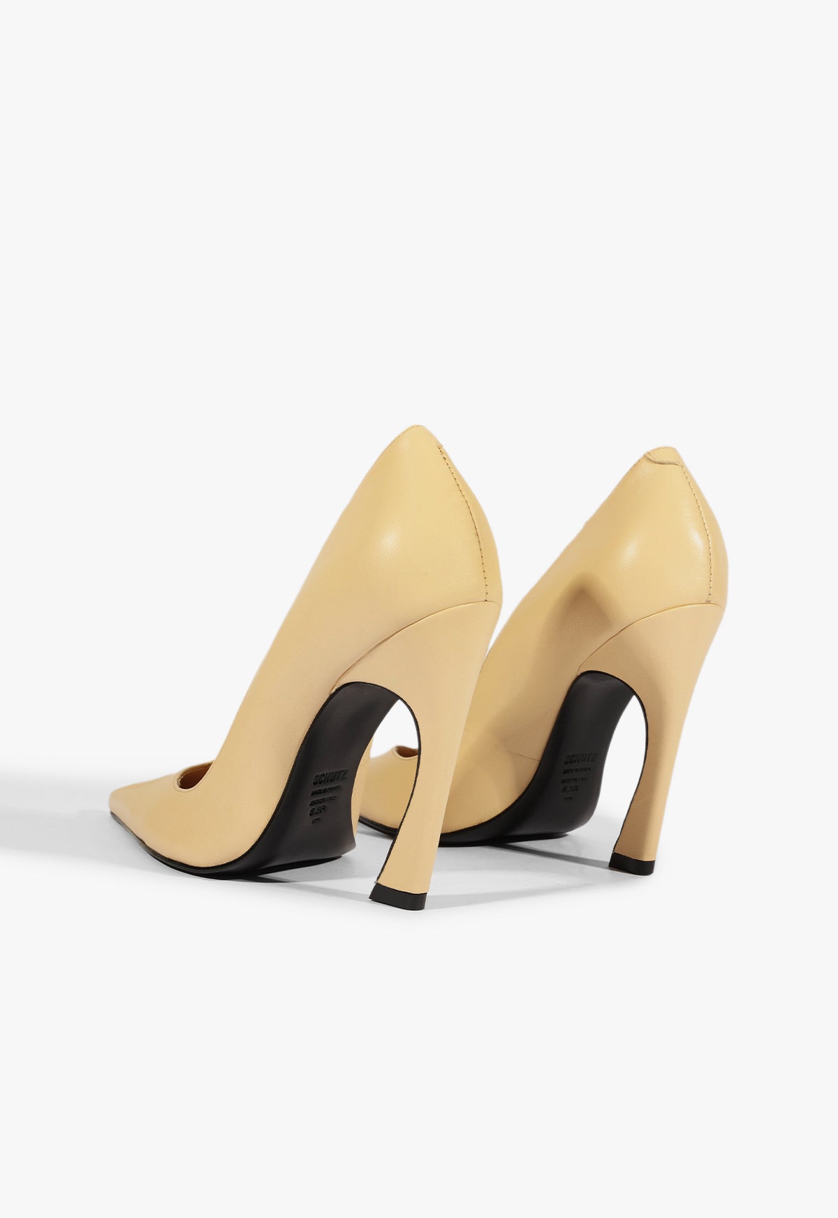 Lexi High Heel Pumps for Women - Sculptural Beige Dress Shoes | Comfortable Stiletto Heels for Office, Party & Special Occasions