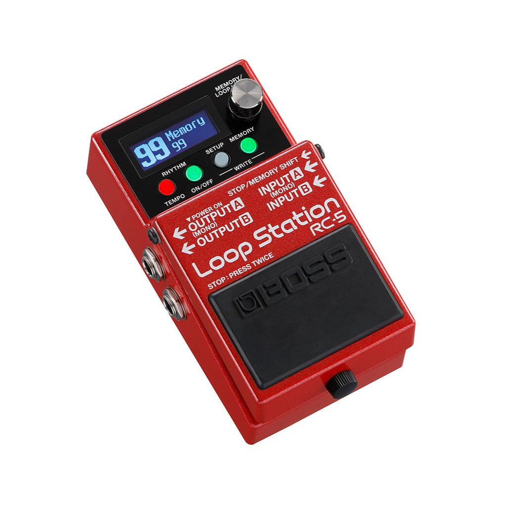 Boss RC-5 Loop Station Compact Phrase Recorder & Guitar Effects Pedal - Perfect for Live Performances, Music Practice, and Studio Recording