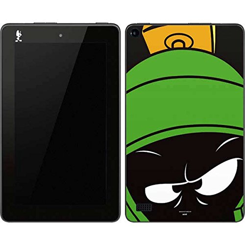 Skinit Decal Tablet Skin for Kindle Fire 7-inch (2015 Model) - Officially Licensed Warner Bros Marvin The Martian Design | Protective Cover for Reading, Travel & Daily Use