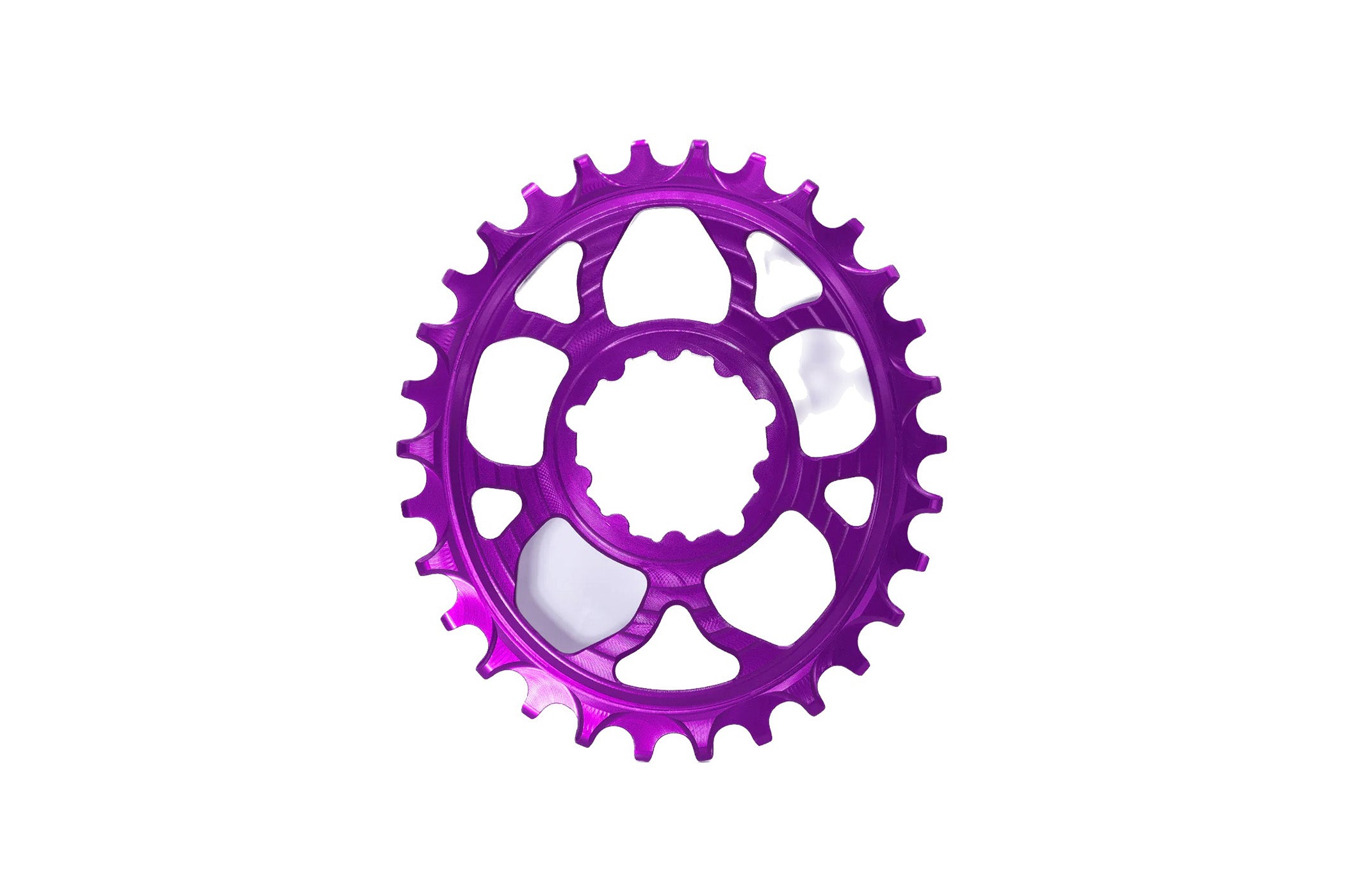 5DEV 7076 12% Oval Chainring - 30 Tooth 3mm Offset Bicycle Chainring for MTB & Road Bikes - Improve Pedaling Efficiency for Cycling & Racing