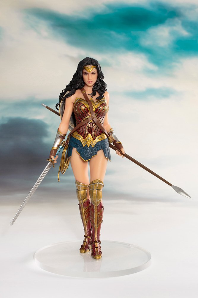 Kotobukiya DC Comics Justice League Movie Wonder Woman ArtFX+ Statue - Premium Collectible Figure for Superhero Fans & Home Decor