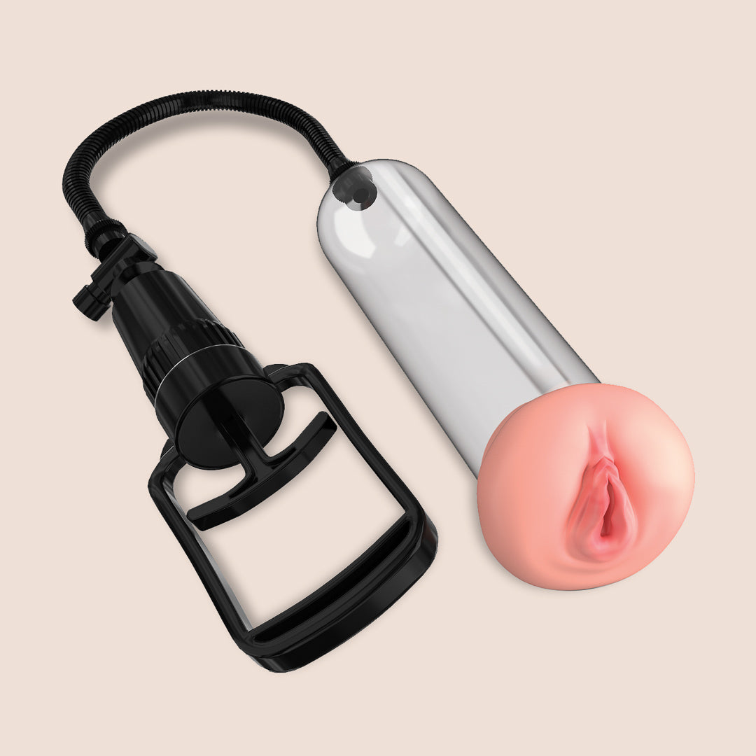 Pump Worx Realistic Pussy Pump for Beginners – Enhance Intimacy & Pleasure | Adult Toy for Couples & Solo Play