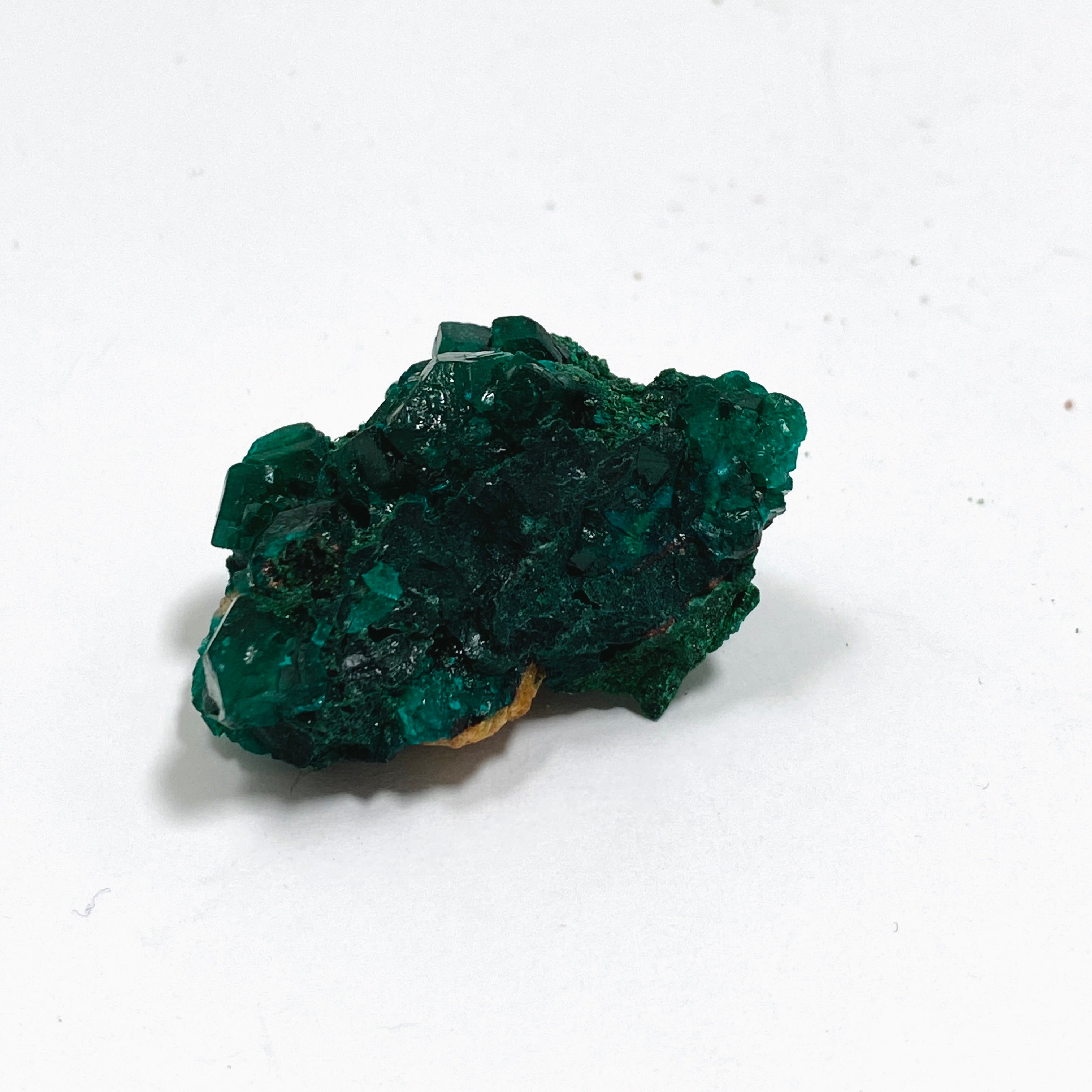 Natural Dioptase Crystal Specimen - DIOPS 04 | Rare Green Mineral Collection for Display, Healing & Meditation | Perfect for Home Decor, Office Display & Crystal Healing Practices