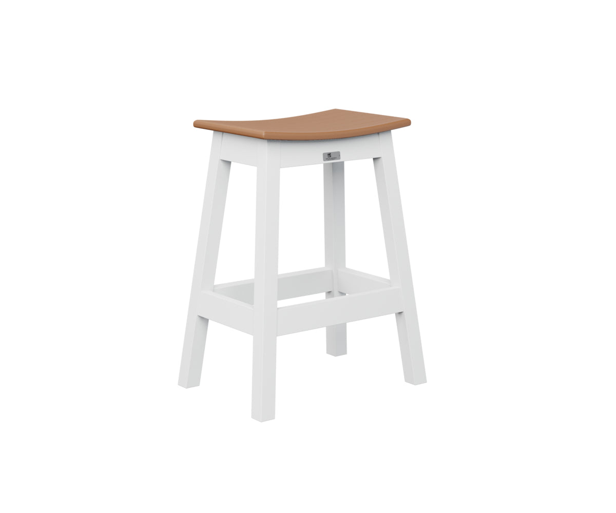 Berlin Gardens Saddle Counter Stool - 30