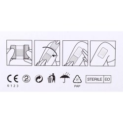 Cosmopor Adhesive Wound Dressing - Sterile 4x3.2 Inch Bandage for Cuts, Scrapes & Minor Injuries | First Aid Essential for Home, Office & Travel