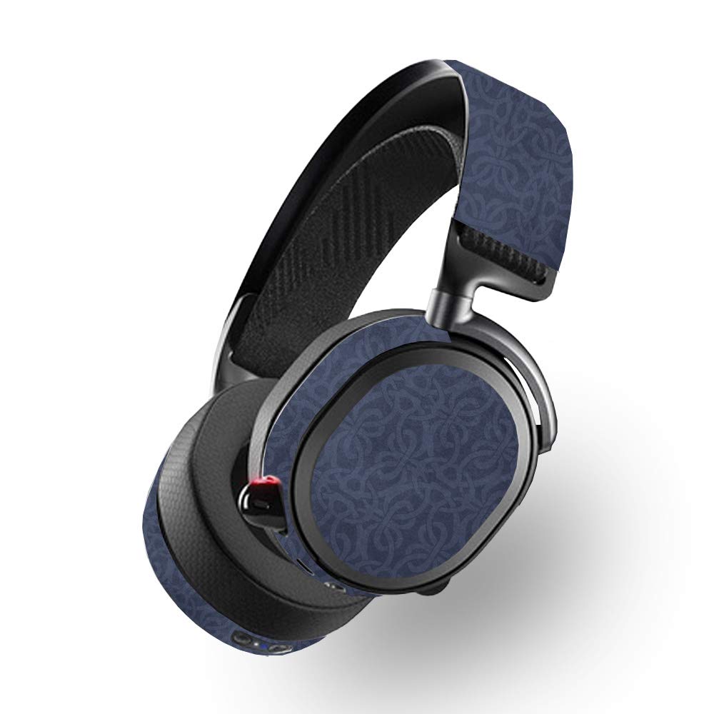 SteelSeries Arctis Pro Wireless Skin Cover - Charcoal Lattice Design | Protective Vinyl Decal Wrap for Gaming Headset | Durable, Easy to Apply & Remove | Made in USA | Perfect for Gamers & Streamers
