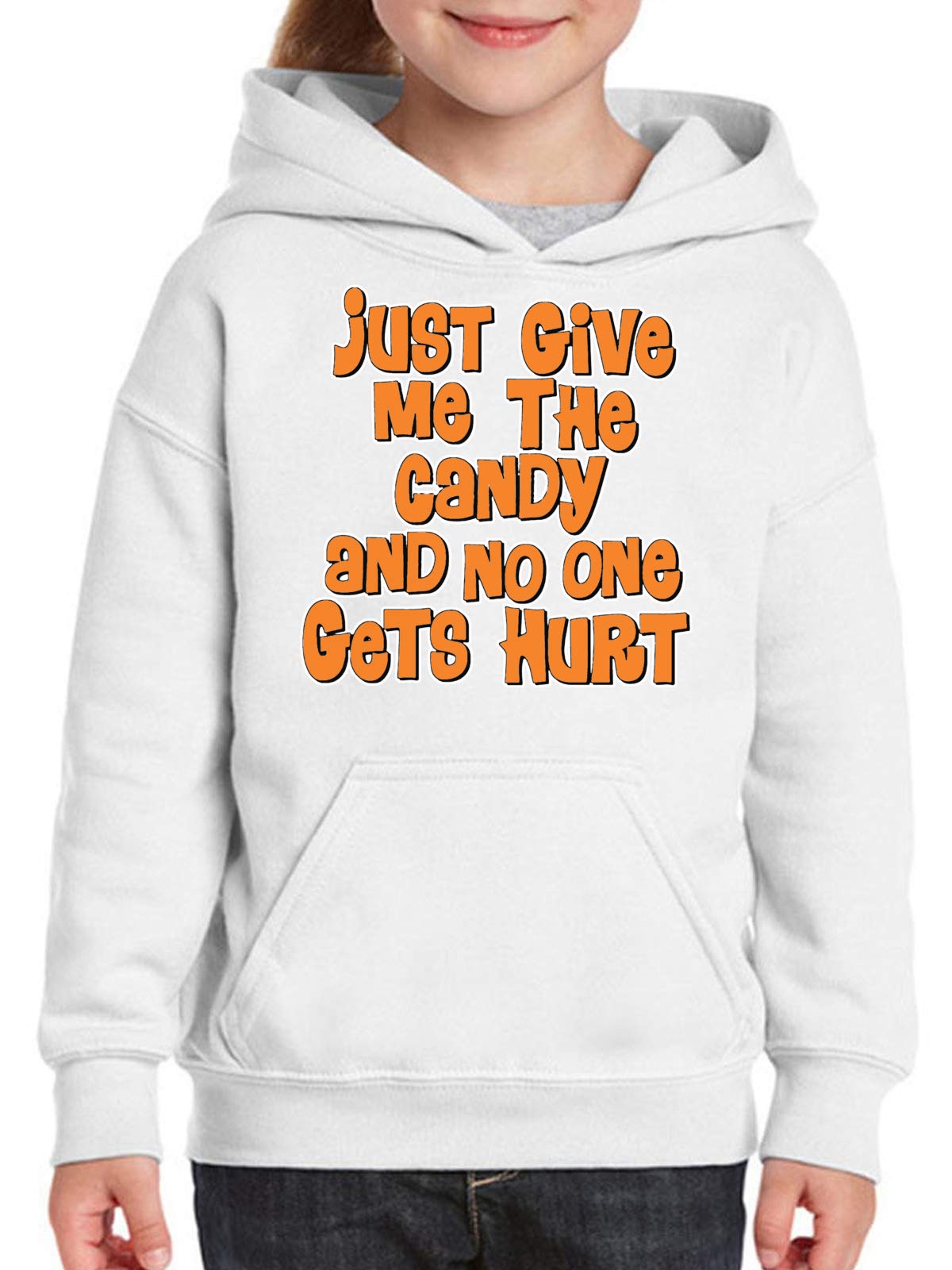 Awkward Styles Halloween Hoodies for Kids - Boys & Girls 'Give Me The Candy' Pullover Sweatshirt | Cute Trick-or-Treat Costume & Cozy Fall Outfit
