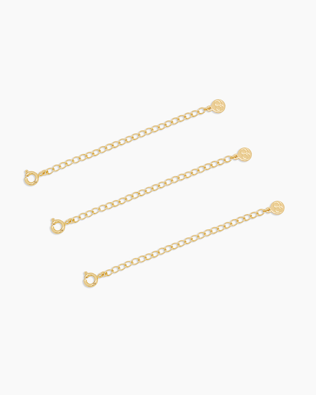 3-Piece Necklace Extender Set - 3 Inch Adjustable Chain Extender for Jewelry Customization - Perfect for Necklaces, Pendants & Charms