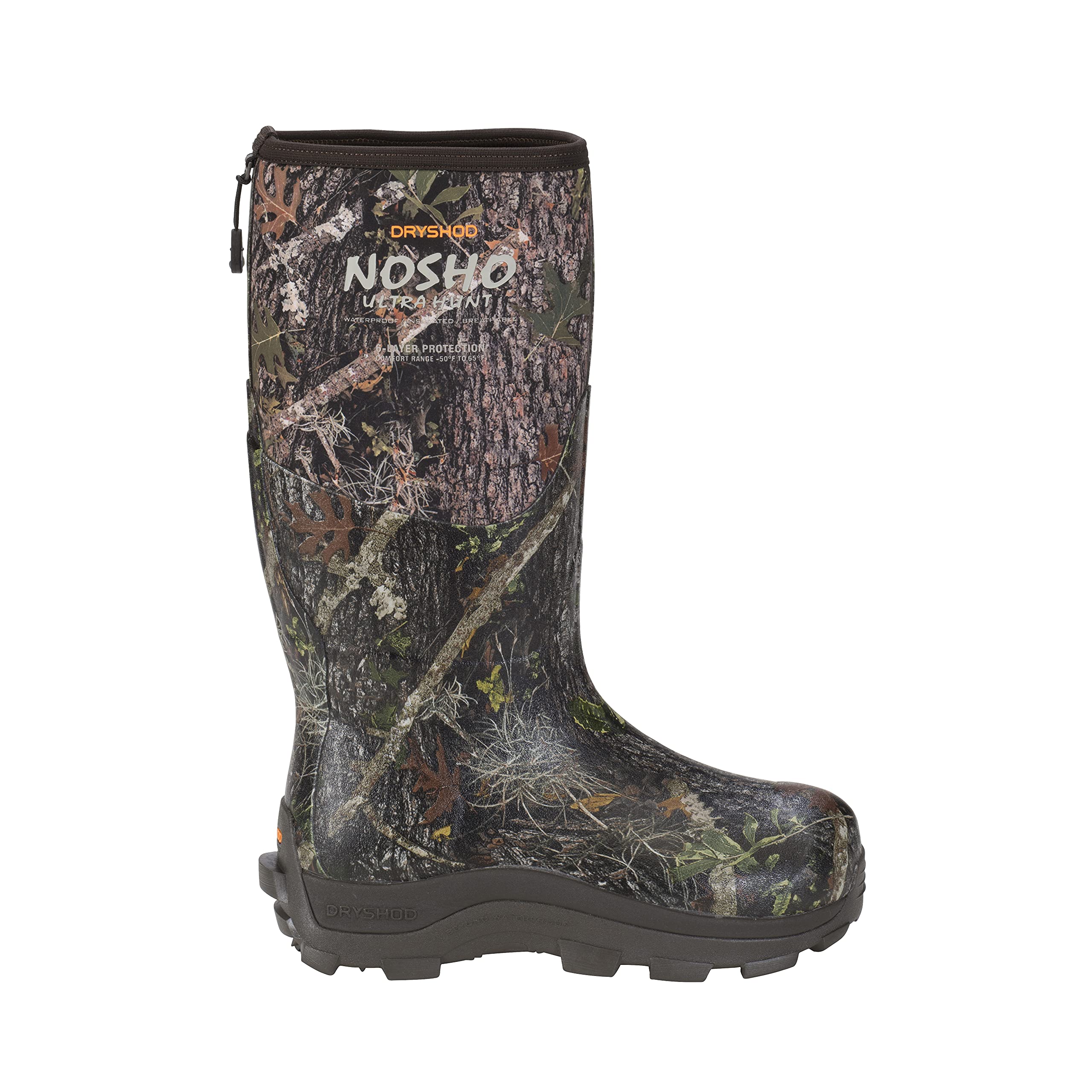 Dryshod Women's NoSho Ultra Hunt Cold-Weather Waterproof Hunting Boots - Warm Insulated Rubber Boots for Hunting, Fishing & Outdoor Winter Activities