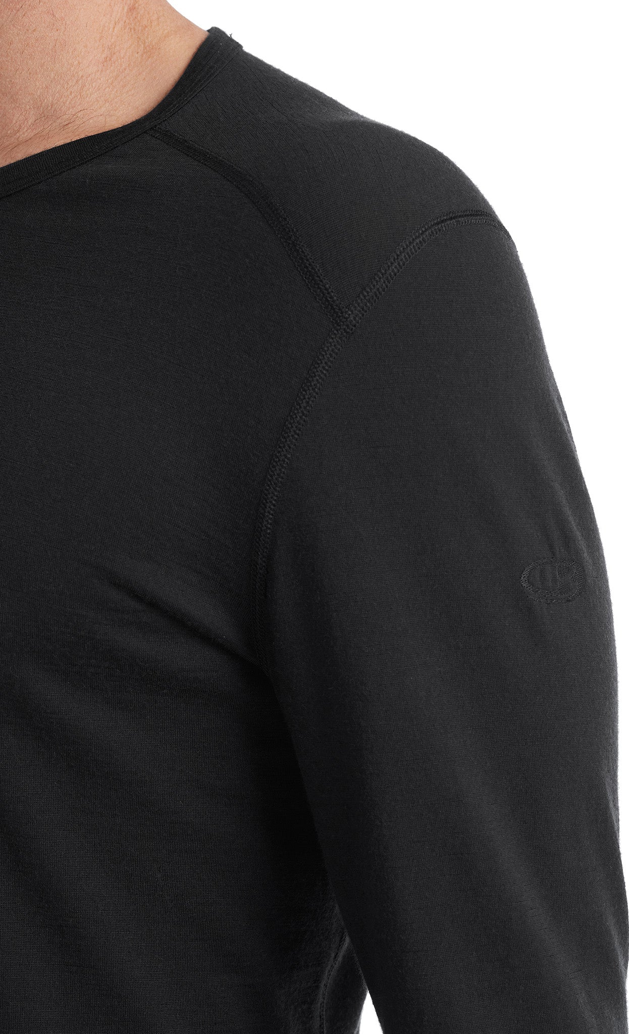 200 Oasis Long Sleeve Crew Neck T-Shirt for Men - Soft Cotton Casual Shirt - Perfect for Everyday Wear, Work & Outdoor Activities