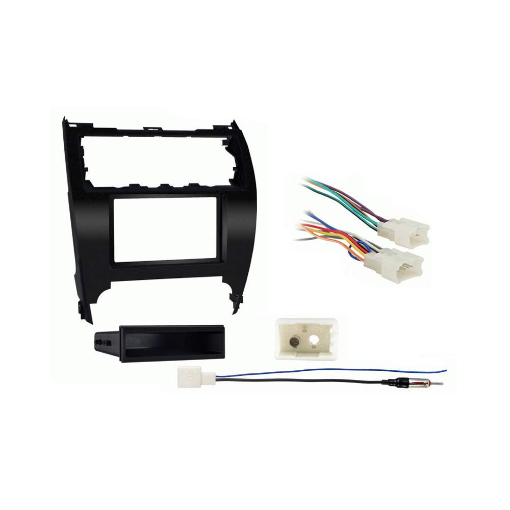 Harmony Audio HA-40LX11 Antenna Adapter Kit for Toyota Camry 2012-2014 | Compatible with MET13-99-8232B ISO Single/Double DIN Dash | Includes HA-701761 Wiring Harness | Perfect for Aftermarket Radio Installation & Car Audio Upgrades