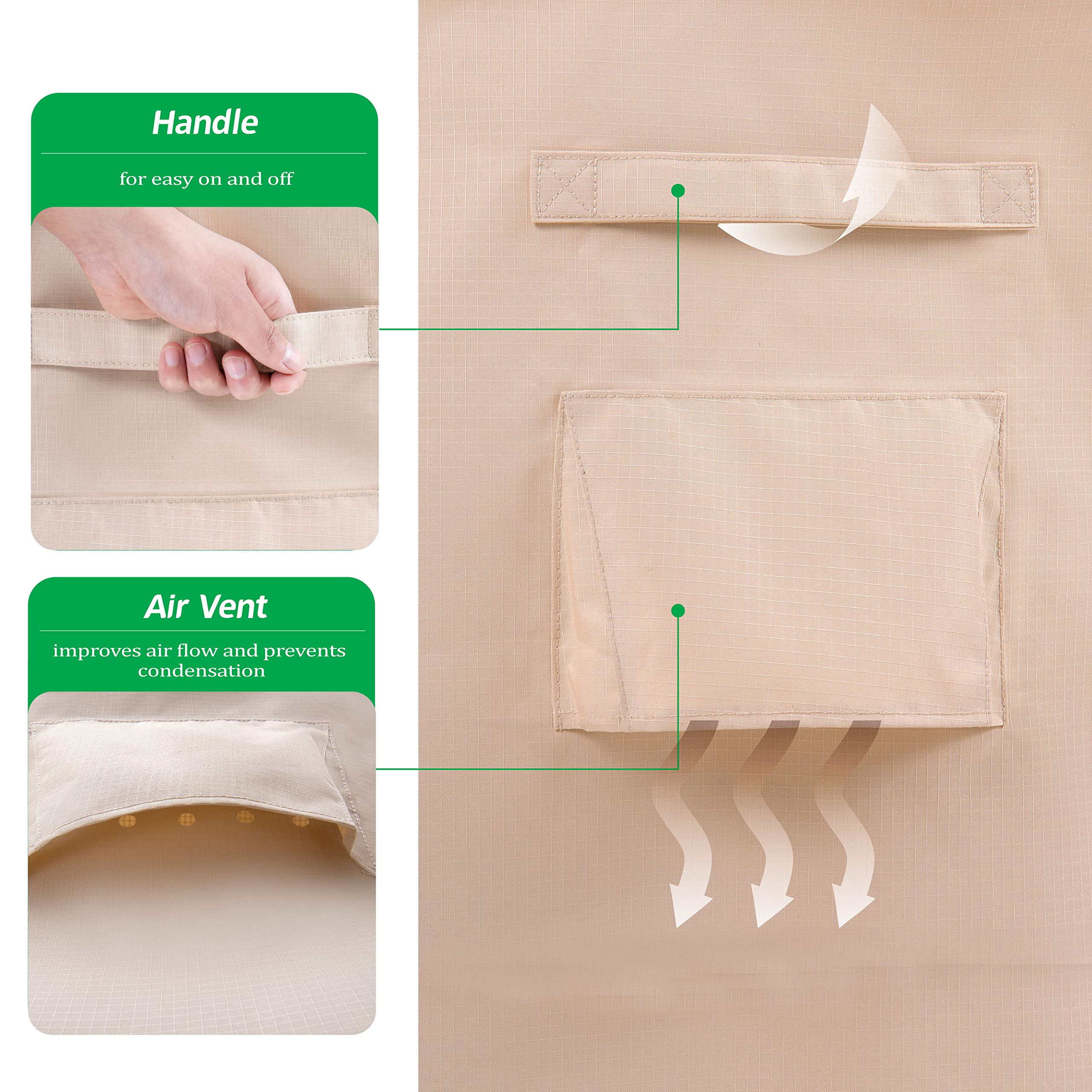 F&J Outdoors Heavy Duty Waterproof & UV-Resistant Patio Furniture Cover - 126