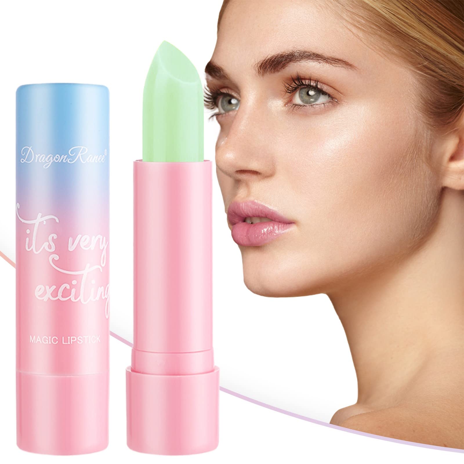 Natural Plant Extract Lip Balm - Long Lasting Moisturizing Lip Care with Color Changing Effect, Hydrating Lip Tint for Dry & Chapped Lips - Perfect for Daily Use, Makeup, and Outdoor Activities