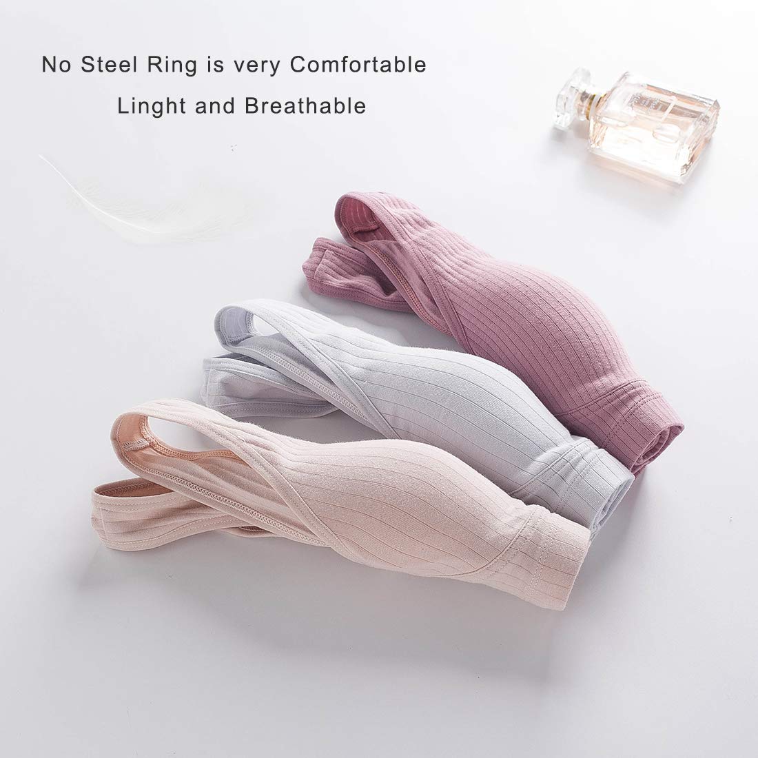 FEOYA Maternity Nursing Bra for Women - Wireless Breastfeeding Bra with Front Clasp | Comfortable Pregnancy & Nursing Support for Daily Wear & Nighttime Use
