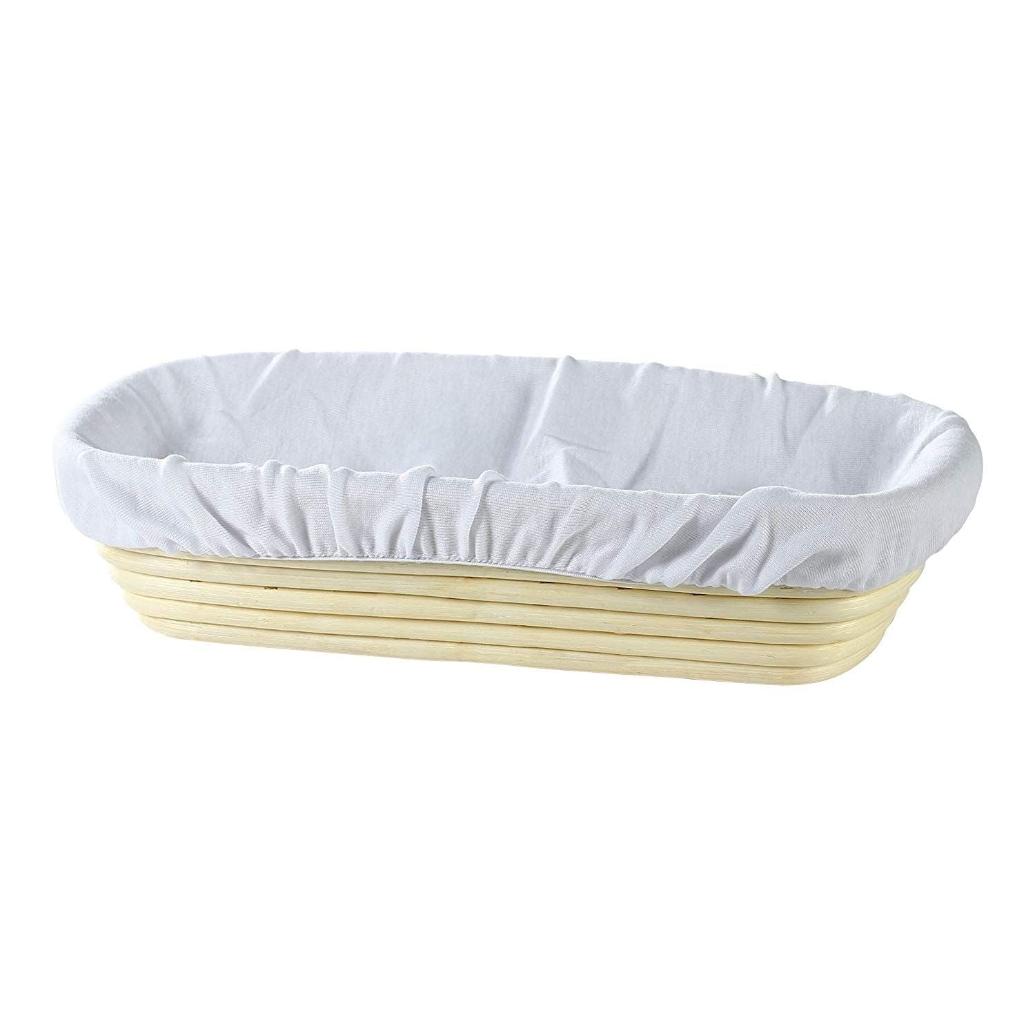 Premium Frieling Brotform Banneton Liner Rectangle - Organic Bread Proofing Basket Liner for Sourdough, Baguettes & Artisan Baking - Perfect for Home Bakers & Professional Kitchens