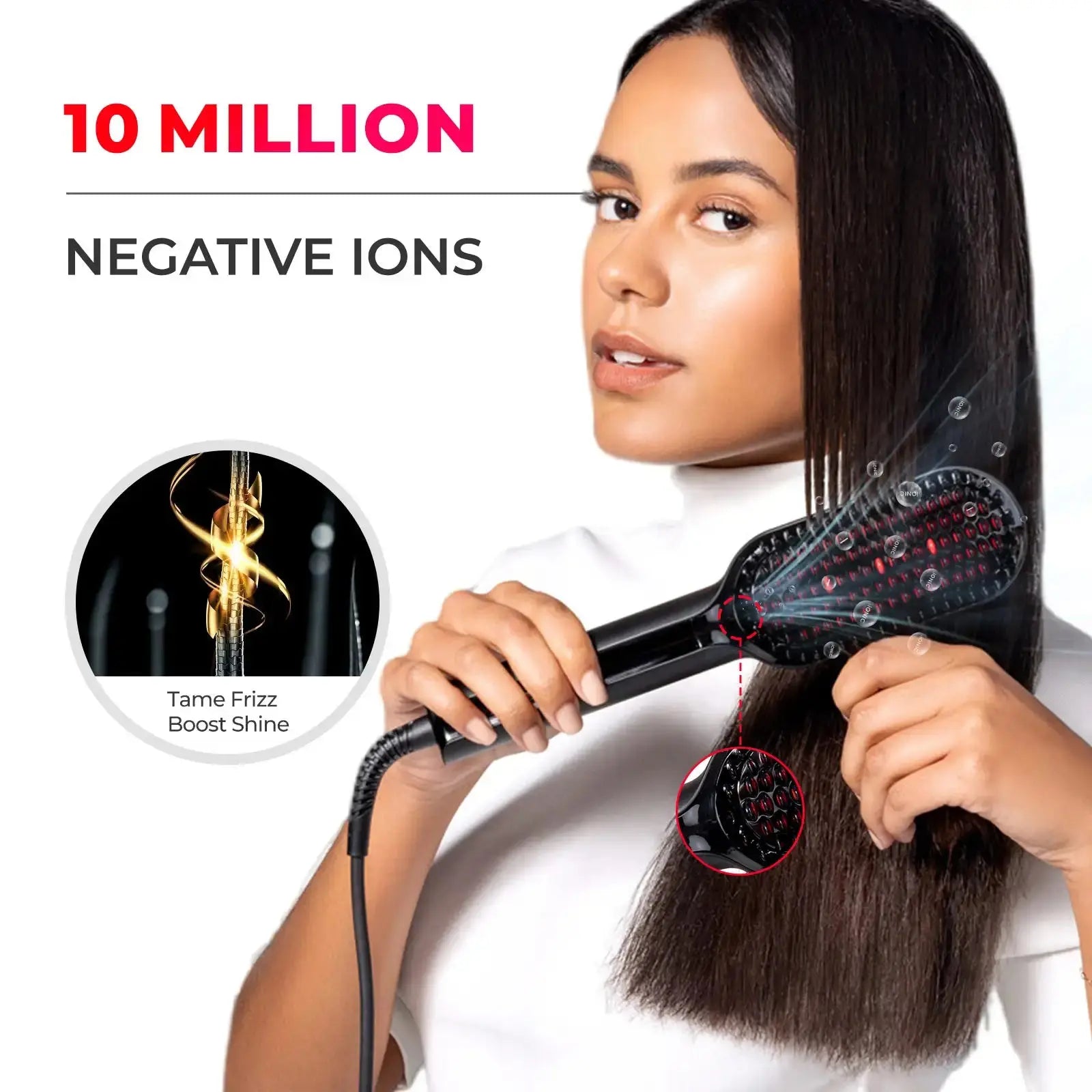 TYMO Ionic Flow Hair Dryer - Professional Ionic Blow Dryer for Fast Drying & Frizz Control - Perfect for Home, Salon & Travel Use