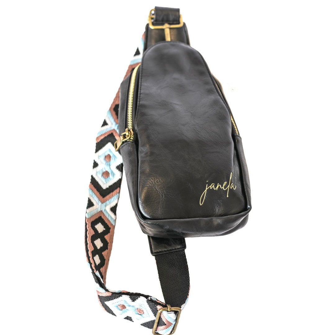 Lightweight Travel Sling Bag for Men & Women - Waterproof Crossbody Shoulder Bag with USB Charging Port - Perfect for Hiking, Commuting & Air Travel