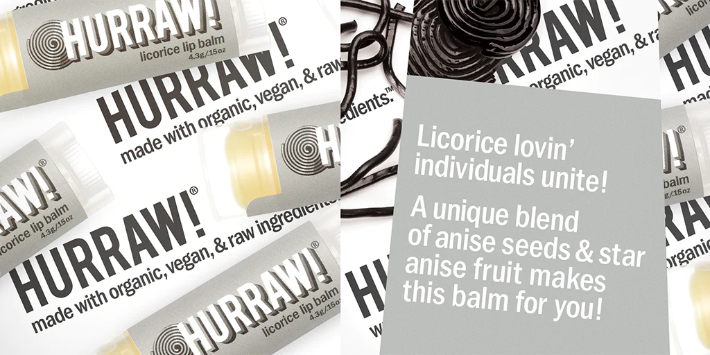 Organic Licorice Root Lip Balm - Natural Moisturizing & Soothing for Dry, Chapped Lips - Perfect for Winter Skincare & Daily Hydration