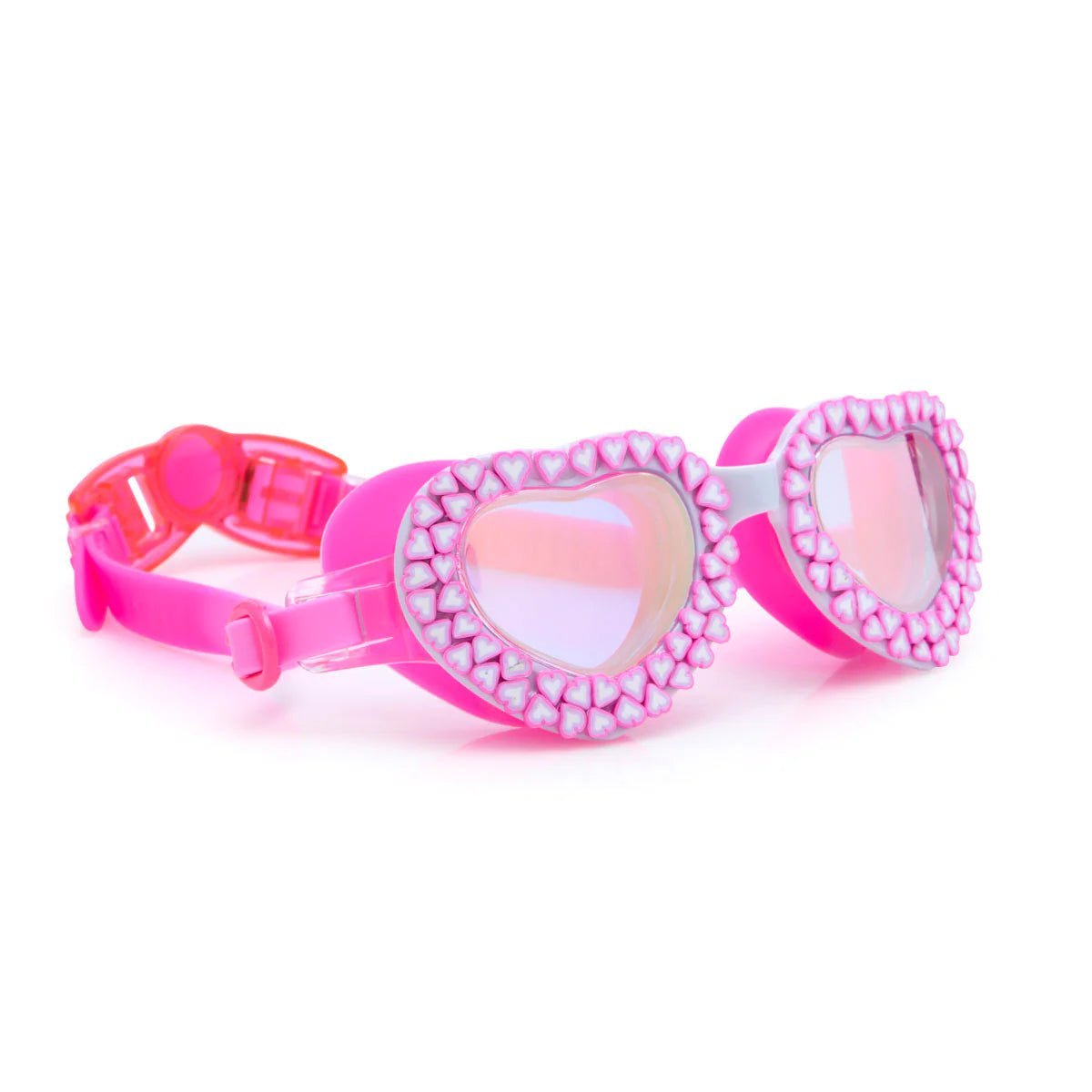 Double the Love XOXO Goggles - Stylish UV Protection Swim Goggles for Women & Men - Perfect for Swimming, Beach Vacations & Water Sports