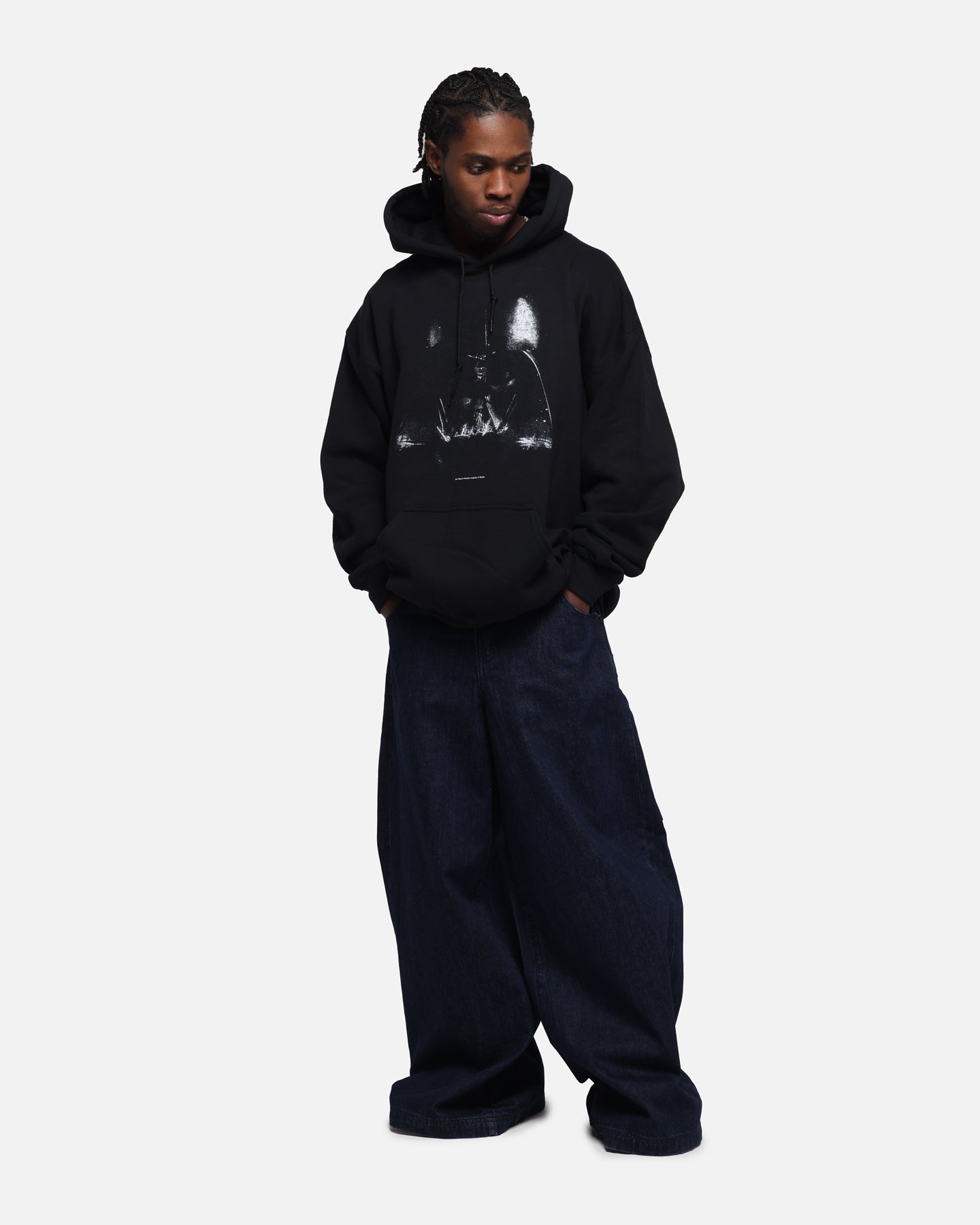 Premium Star Wars Darth Vader Hoodie for Men & Women - Black Pullover Sweatshirt with Logo - Perfect for Cosplay, Halloween & Everyday Wear
