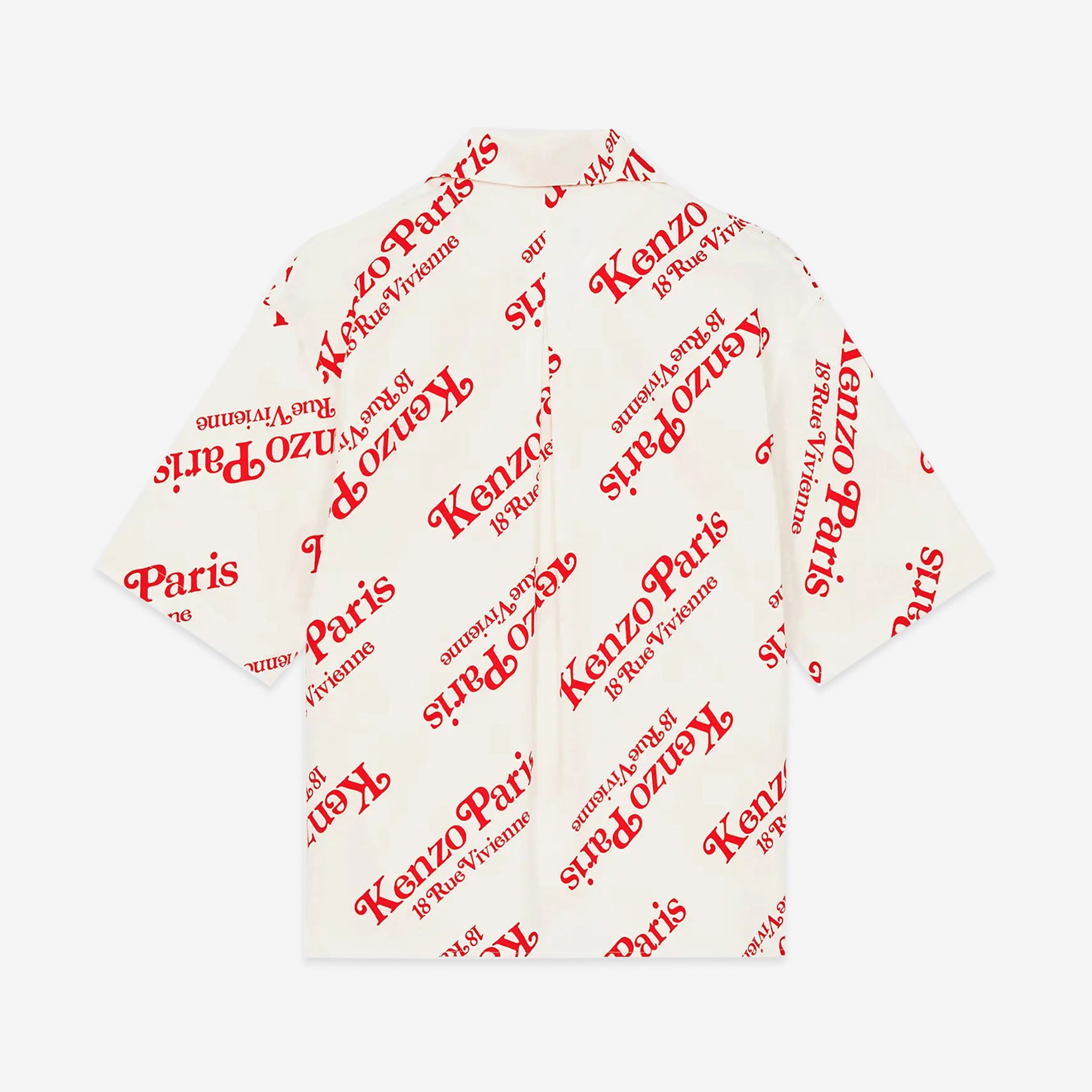 KENZO by Verdy Boxy Shirt in Off White | Oversized Streetwear T-Shirt for Men | Perfect for Casual Wear, Street Style & Urban Fashion