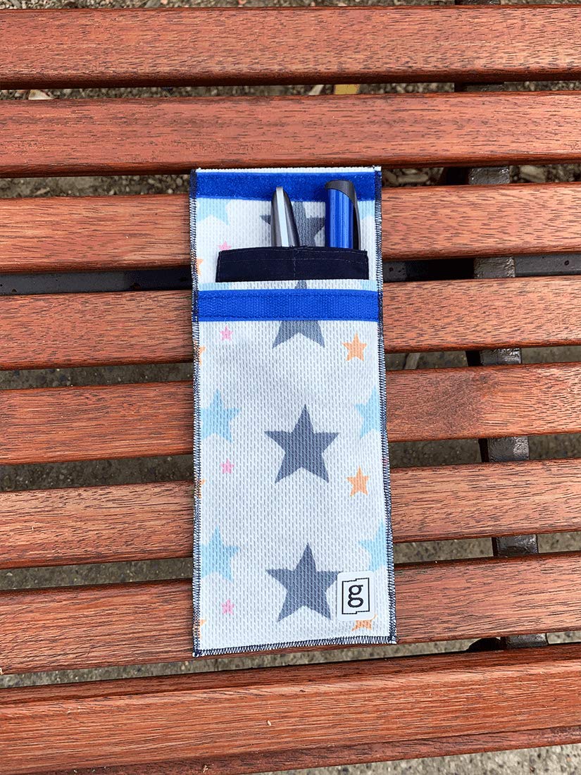 Glucology Insulin Cooling Wallet Pouch – No Ice Pack or Batteries Needed | Innovative Diabetic Travel Accessory | Duo Pen Storage Case (Stars Pattern) | Perfect for Diabetes Management On-The-Go & Outdoor Activities
