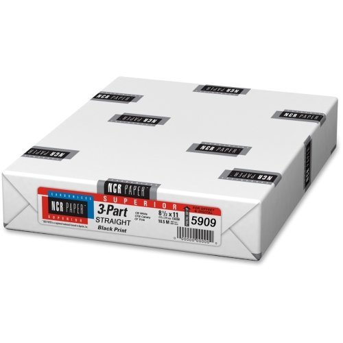 NCR5909 Carbonless Paper for Inkjet Printers - Superior Quality 2-Ply NCR Forms for Invoices, Receipts & Business Forms | Home & Office Use