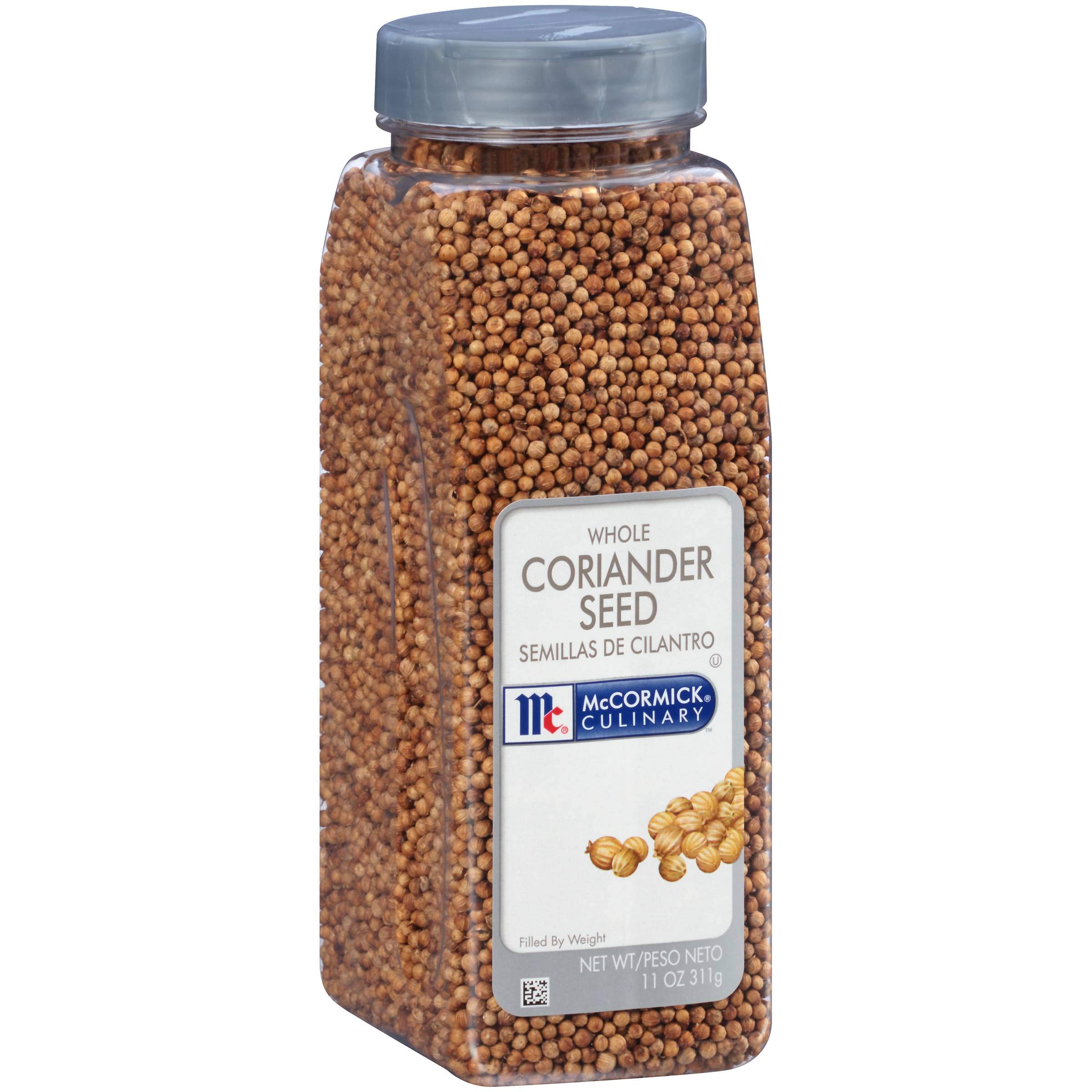 McCormick Culinary Whole Coriander Seed, 11 oz (Pack of 6) - Premium Bulk Coriander Seeds for Cooking | Perfect for Pickling, Seasoning Chicken, Pork, Potatoes | Ideal for Indian, Mexican & Middle Eastern Cuisine | Great for Home Chefs & Meal Prep
