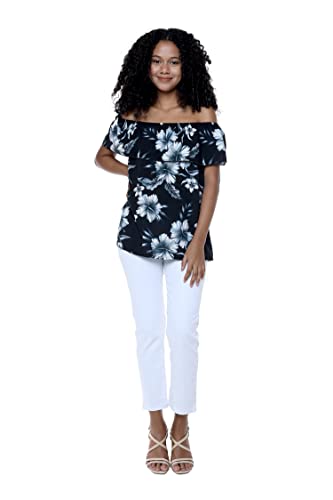 Women Off-shoulder Ruffle Top