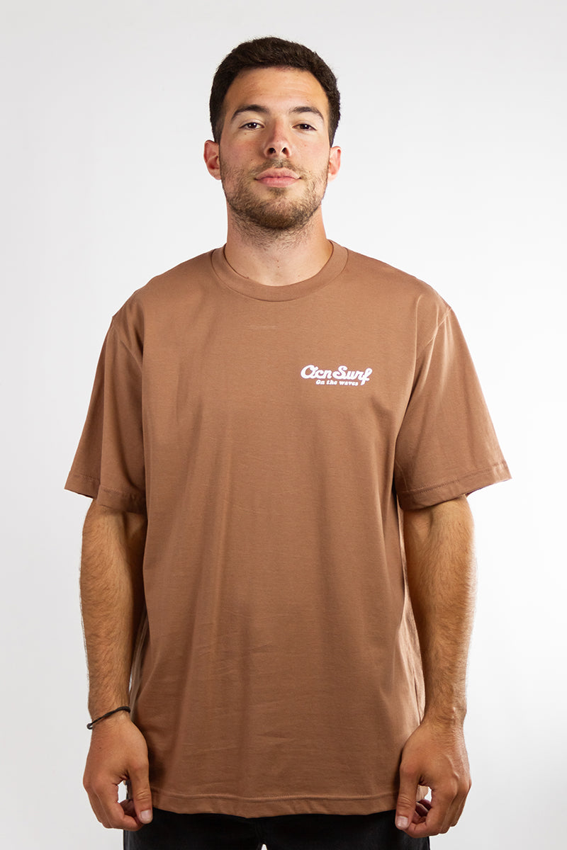 Premium Men's T-Shirt Regular Fit Camel Color L8 - Comfortable Casual Wear for Everyday Outfits & Street Style