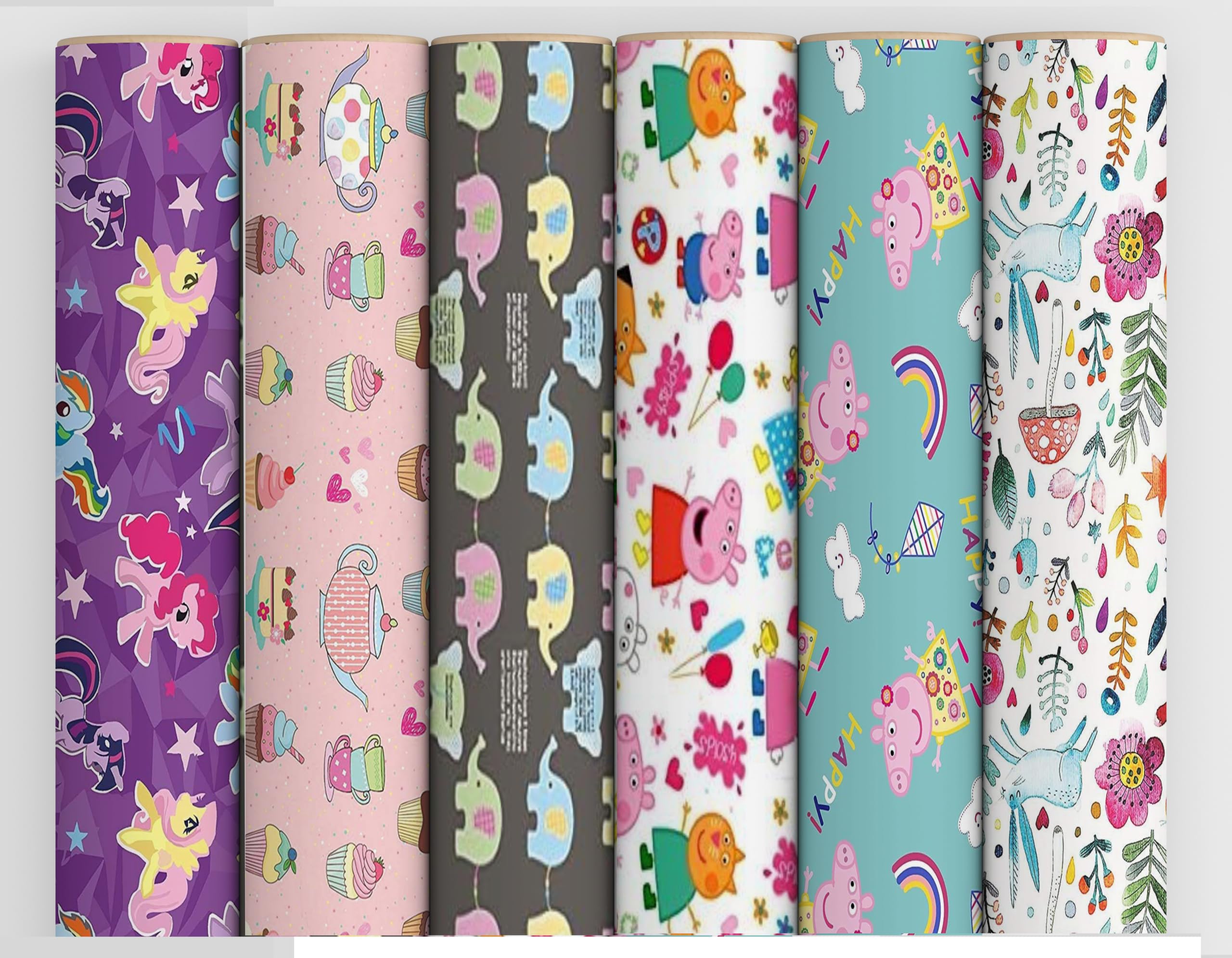 Accuprints Premium Gift Wrapping Paper Set - 6 Sheets, 20x30 Inches, Multi-Design Holiday Wrapping Paper for Birthdays, Christmas & Special Occasions - Perfect for DIY Gift Bags, Boxes & Present Wrapping