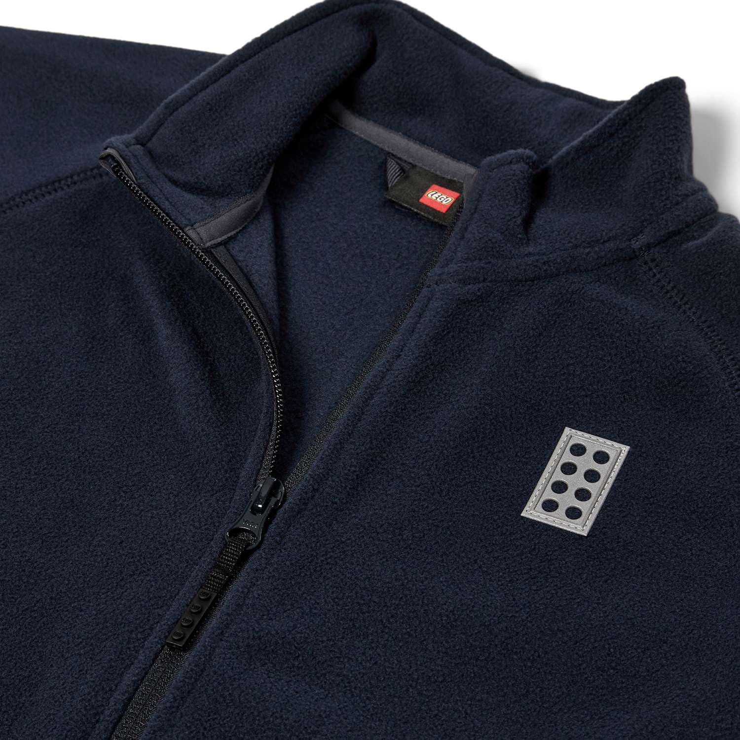 LEGO Wear Kids & Baby Full-Zip Fleece Cardigan Jacket - Dark Navy - Size 12 Years | Warm & Cozy Outerwear for School, Playdates & Outdoor Activities