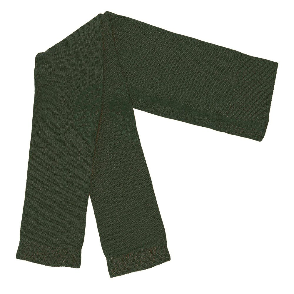 GOBABYGO Baby Crawling Leggings for Infants - Soft Forest Green Knee Pads for Learning to Crawl | Perfect for First Steps, Playtime & Indoor Activities
