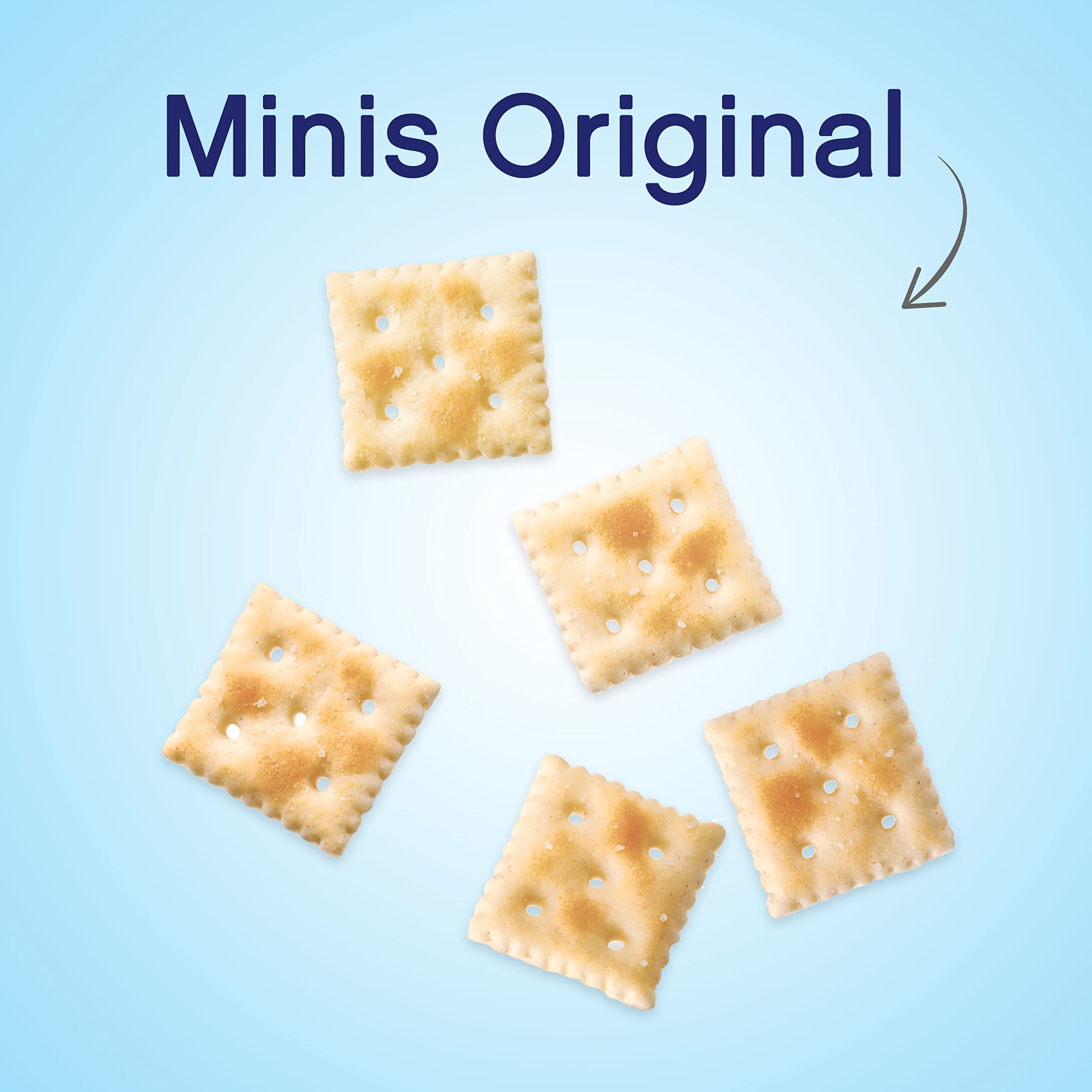 Premium Original Mini Saltine Crackers - Crunchy & Delicious Lunch Snacks, Bulk Pack (6-11 oz Boxes) - Perfect for School Lunches, Office Snacks & Party Platters