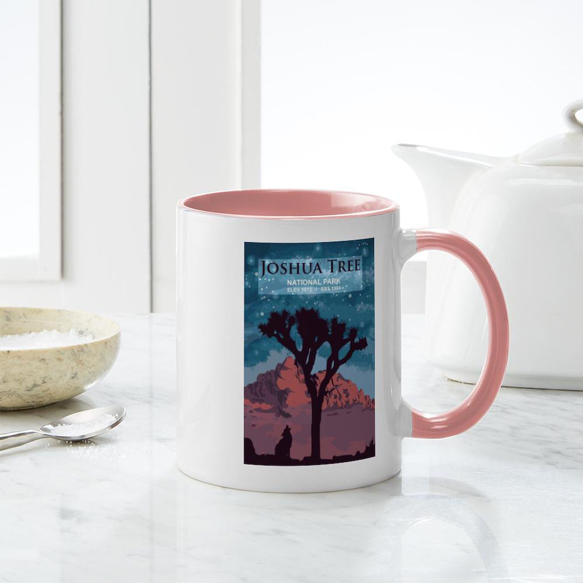 Joshua Tree National Park 11 oz Ceramic Coffee Mug (325 ml) - Perfect for Hot & Cold Drinks, Ideal for Home, Office, Camping & Gifts