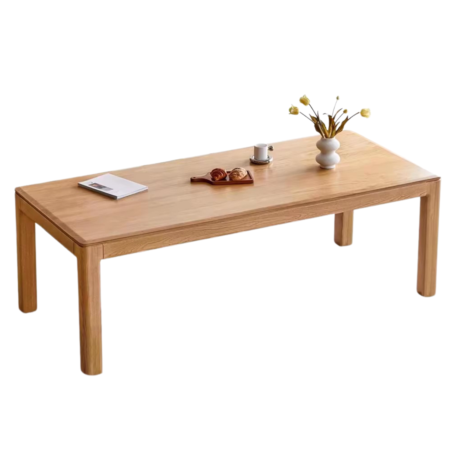 94.5x39.4x29.9 inch / 240x100x76 сm / Natural Wood Color / Oak Dining table