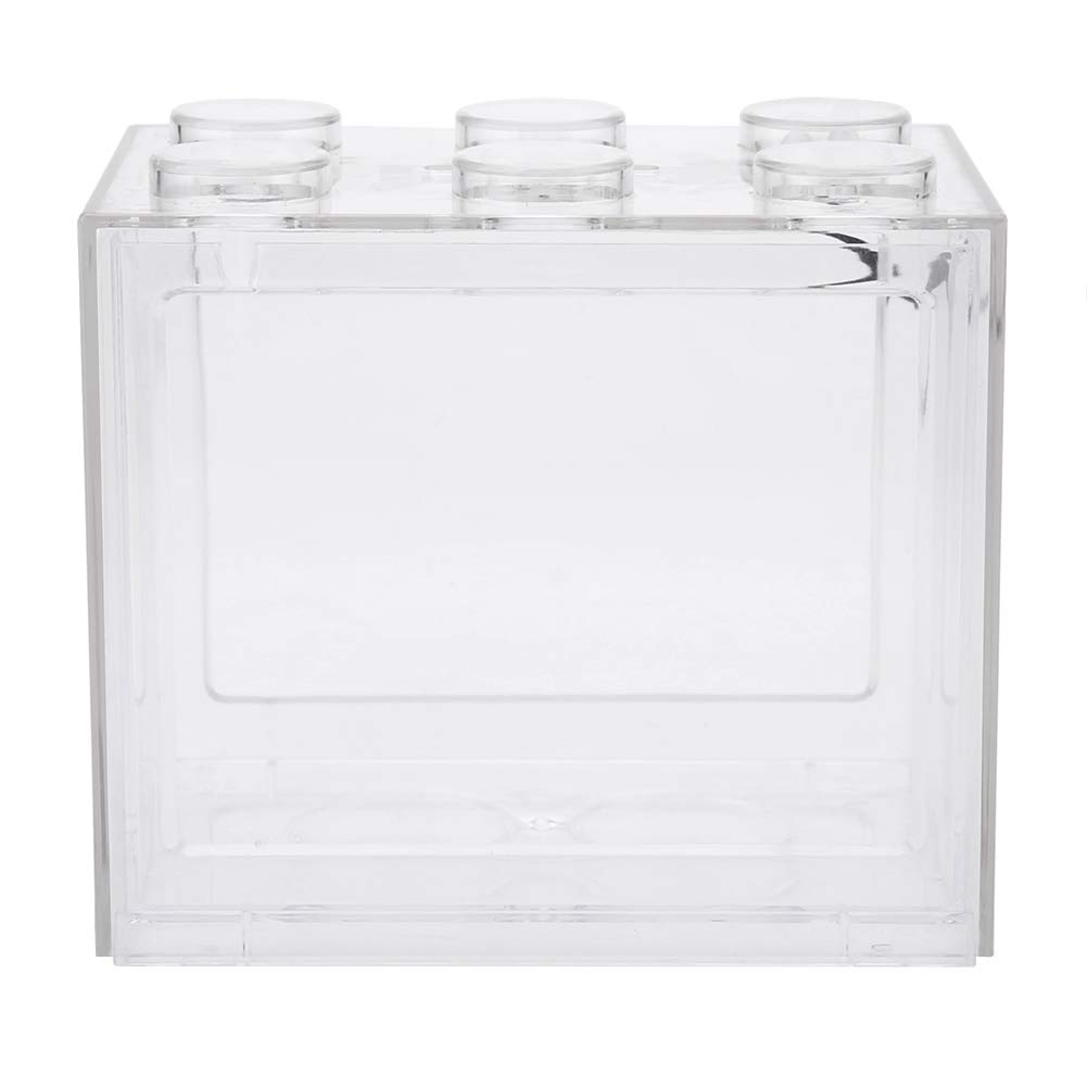 Decorative Mini Aquarium for Home & Office Desk | Small Fish Tank with LED Light | Perfect for Relaxation, Stress Relief & Desktop Decor