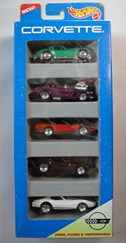 Hot Wheels Gift Pack - Pride, Power & Performance Corvette Die-Cast Car Collection - Perfect for Kids, Collectors & Racing Enthusiasts