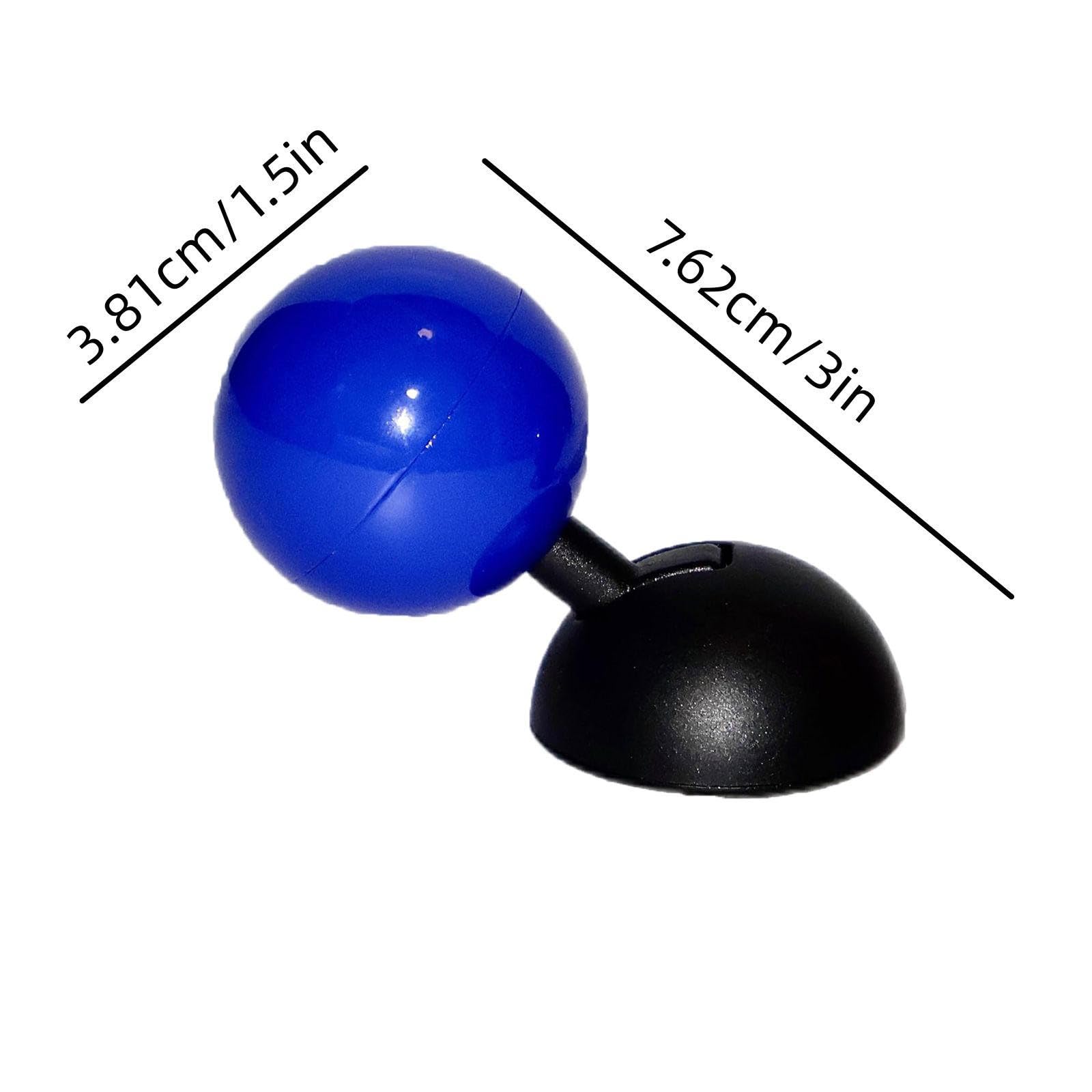 Premium Car Push Start Button Cover - Full Metal Ball-bar Automotive Decorative Lever (Blue) | Universal Engine Start Stop Button Protector | Perfect for Daily Driving & Car Customization