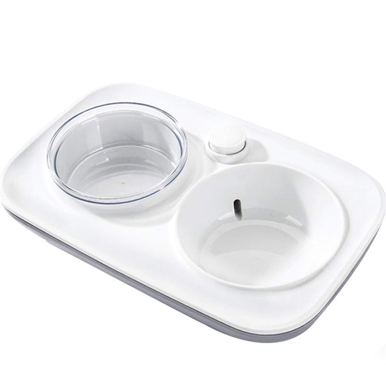 Automatic Pet Water and Food Bowl with Large Capacity - Self-Refilling Cat & Dog Feeder for Home, Travel, and Office Use