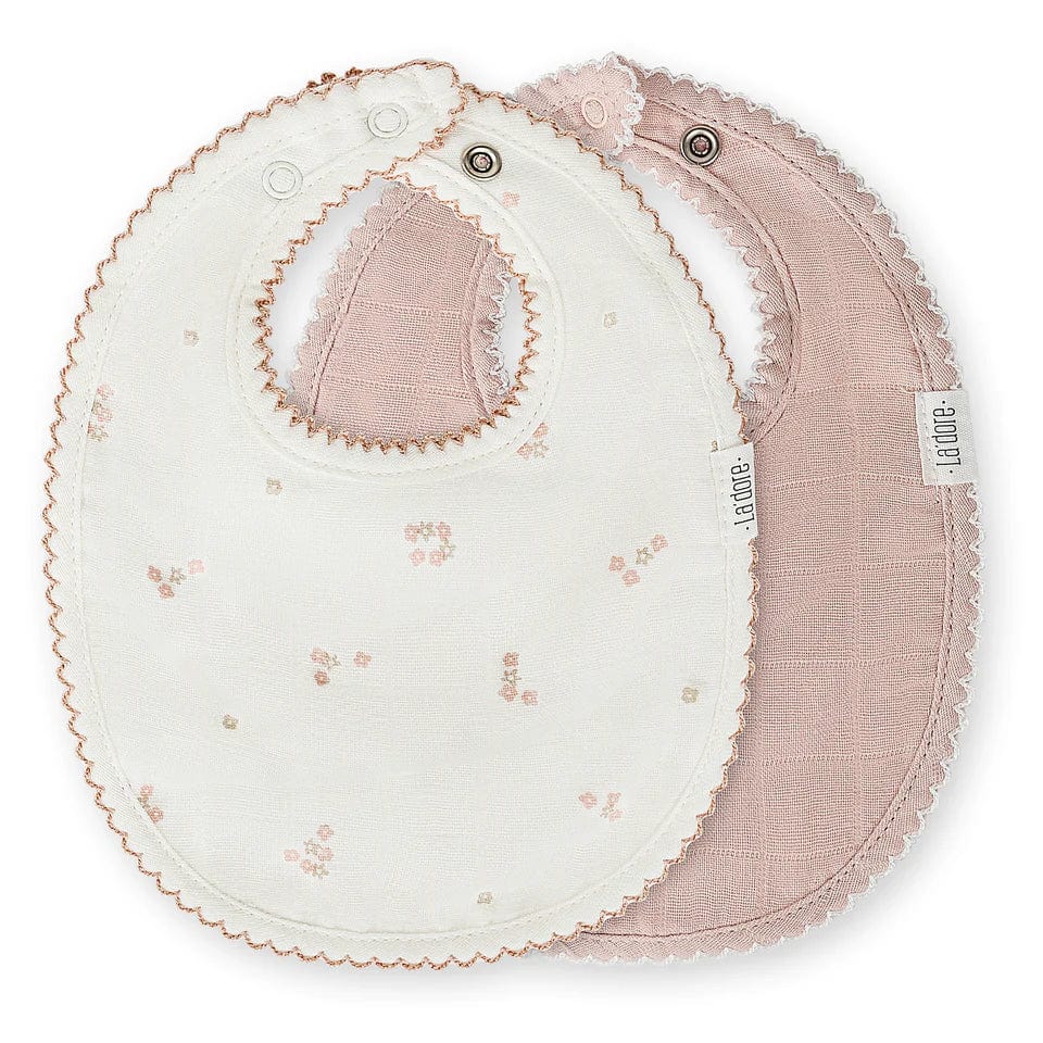 Adora Baby Bibs (2 Pack) - Soft & Absorbent Drool Bibs for Infants & Toddlers - Perfect for Feeding, Teething, and Messy Playtime