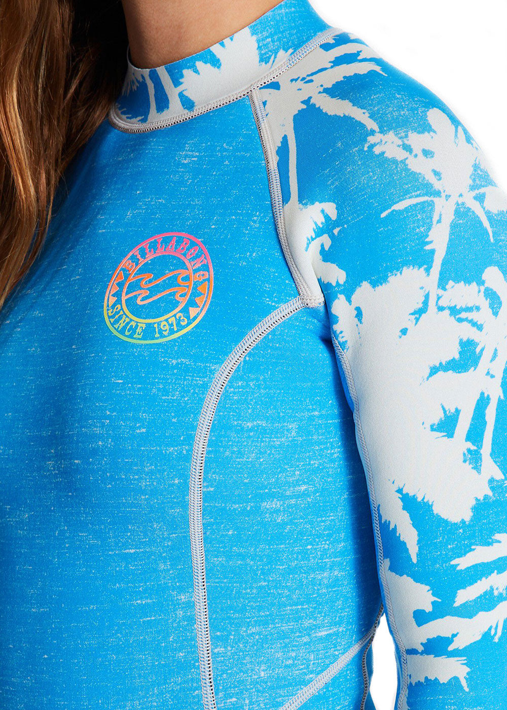 Billabong Women's Spring Fever 2mm FL Back Zip Long Sleeve Spring Suit - Perfect for Surfing, Swimming & Water Sports